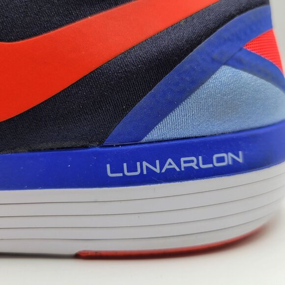 Nike Lunar Indoor Soccer Shoes Size 8.5 US 818062-400 Lunarlon NO INSOLES - Picture 4 of 12